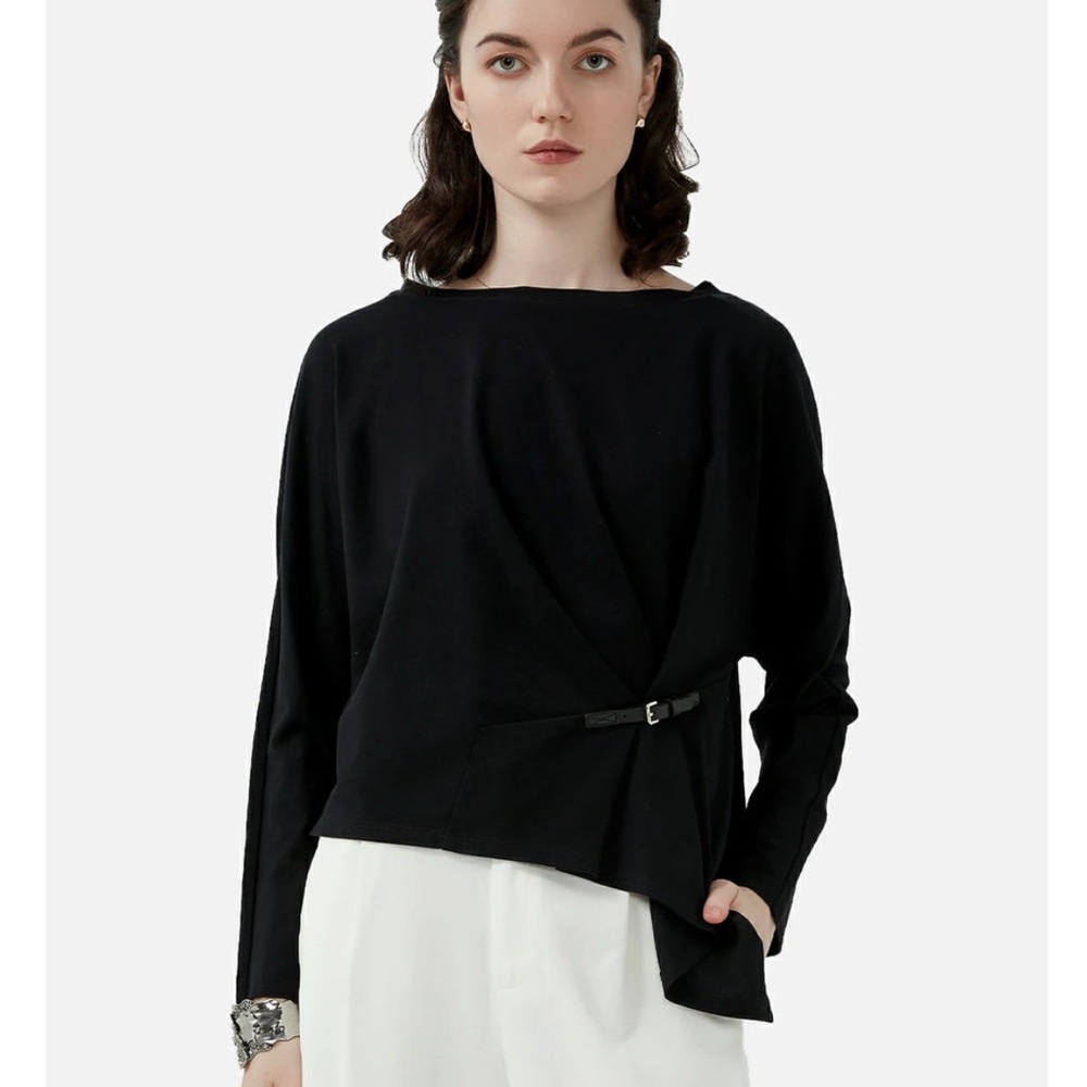 Elegant Black Women's Top